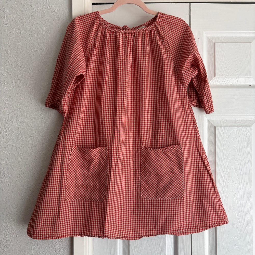 Mabo Gingham Dress with Pockets